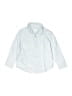 Gymboree 100% Cotton Hearts Blue Long Sleeve Button-Down Shirt Size 4T - photo 1