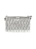 Miu Miu Chevron-herringbone Silver Leather Clutch One size - photo 3