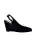 Dana Davis Black Wedges Size 10 - photo 1