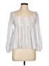 Blu Pepper Silver Long Sleeve Blouse Size L - photo 1