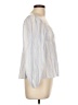 Blu Pepper Silver Long Sleeve Blouse Size L - photo 4