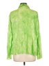 Essentials by Milano 100% Polyester Green Long Sleeve Blouse Size L - photo 2