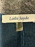 Laila Jayde Blue Short Sleeve Blouse Size L - photo 7