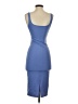 Zara Solid Blue Cocktail Dress Size S - photo 2