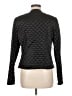 Sandra Darren 100% Polyester Argyle Black Jacket Size 8 - photo 2