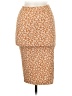 Endless Blu Print Orange Casual Skirt Size S - photo 1
