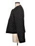 Sandra Darren 100% Polyester Argyle Black Jacket Size 8 - photo 5