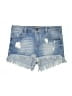 Almost Famous Blue Denim Shorts Size 5 - photo 1