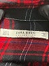 Zara Basic Plaid Black Long Sleeve Button-Down Shirt Size S - photo 7