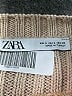 Zara 100% Cotton Tan Pullover Sweater Size S - photo 7