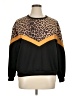 Unbranded Animal Print Black Pullover Sweater Size 3X - photo 1