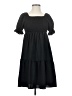 Unbranded 100% Polyester Solid Black Casual Dress Size S (estimated) - photo 1