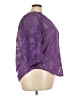 Torrid Purple 3/4 Sleeve Blouse Size 2X Plus (2) - photo 4