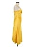 Kourt 100% Polyester Yellow Orange Cocktail Dress Size M - photo 4