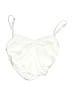 Unbranded Solid Ivory Swimsuit Top Size S - photo 1