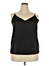 Unbranded 100% Polyester Black Sleeveless Blouse Size 2X - photo 1