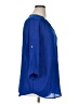 Marisol 100% Polyester Blue 3/4 Sleeve Blouse Size XL - photo 4