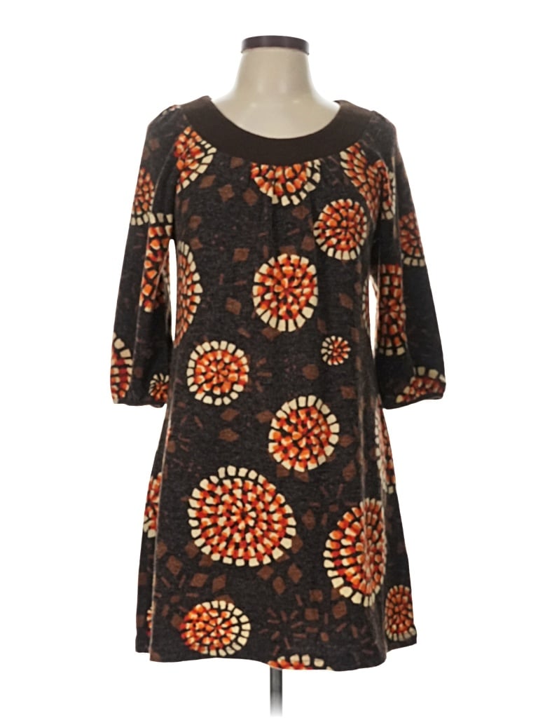 Pre-owned Aryeh Casual Dress In Brown
