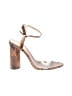 Schutz Animal Print Tan Brown Heels Size 10 - photo 1