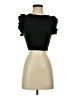 Zara Black Short Sleeve Top Size S - photo 1