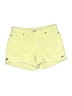 Hue Solid Yellow Shorts Size M - photo 1