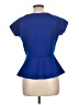 Worthington Blue Short Sleeve Top Size L (petite) - photo 2