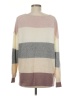 Vanilla Bay Color Block Tan Pullover Sweater Size M - photo 2