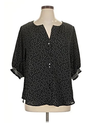 B Collection by Bobeau 3/4 Sleeve Blouse (view 1)