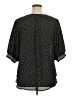 B Collection by Bobeau Polka Dots Black 3/4 Sleeve Blouse Size 1X - photo 2