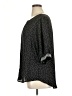 B Collection by Bobeau Polka Dots Black 3/4 Sleeve Blouse Size 1X - photo 5