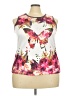 Unbranded 100% Polyester White Sleeveless Top Size 3X - photo 1