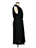 Ann Taylor 100% Polyester Solid Black Casual Dress Size L - photo 4