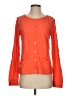 Lands' End Solid Orange Cardigan Size S - photo 1