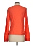 Lands' End Solid Orange Cardigan Size S - photo 2