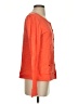 Lands' End Solid Orange Cardigan Size S - photo 4