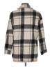 ONLY HEARTS 100% Polyester Plaid Ivory Gray 3/4 Sleeve Blouse Size M - photo 2