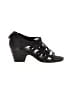 Eileen Fisher 100% Leather Black Sandals Size 7 - photo 1