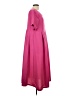 Unbranded 100% Polyester Solid Pink Casual Dress Size L - photo 4