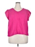 Three Dots 100% Cotton Pink Short Sleeve Top Size XXL - photo 1