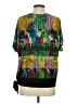 Rafaella Green Short Sleeve Blouse Size S - photo 2