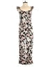 Unbranded 100% Rayon Floral Ivory Jumpsuit Size M (estimated) - photo 1