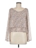 E&M Collection Tan Long Sleeve Blouse Size M - photo 1
