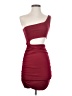 Unbranded Solid Burgundy Cocktail Dress Size S - photo 1