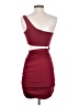 Unbranded Solid Burgundy Cocktail Dress Size S - photo 2