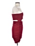 Unbranded Solid Burgundy Cocktail Dress Size S - photo 4