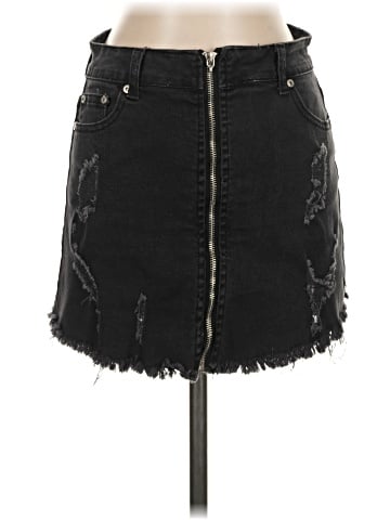 Dance & Marvel Denim Skirt (view 1)