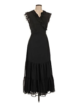 brown polka dot long sleeve dress Lavender Brown - Giselle Dress main image 0