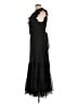 Lavender Brown 100% Polyester Black Cocktail Dress Size L - photo 5