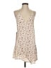 Dee Elle 100% Polyester Floral Ivory Casual Dress Size S - photo 1