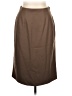 Chaus Solid Brown Formal Skirt Size 12 - photo 1